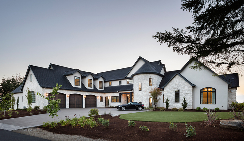 Luxury House Plan Front of Home - Asbury Park Luxury Home 011S-0196 - Search House Plans and More