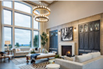 Luxury House Plan Great Room Photo 02 - Asbury Park Luxury Home 011S-0196 - Search House Plans and More