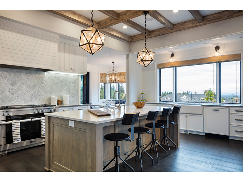 Luxury House Plan Kitchen Photo 08 - Asbury Park Luxury Home 011S-0196 - Search House Plans and More