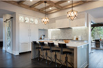 Luxury House Plan Kitchen Photo 09 - Asbury Park Luxury Home 011S-0196 - Search House Plans and More