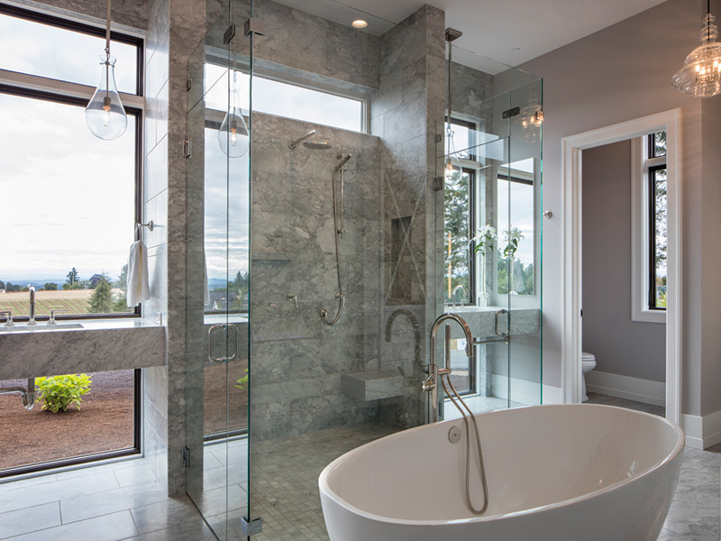 Luxury House Plan Master Bathroom Photo 07 - Asbury Park Luxury Home 011S-0196 - Search House Plans and More