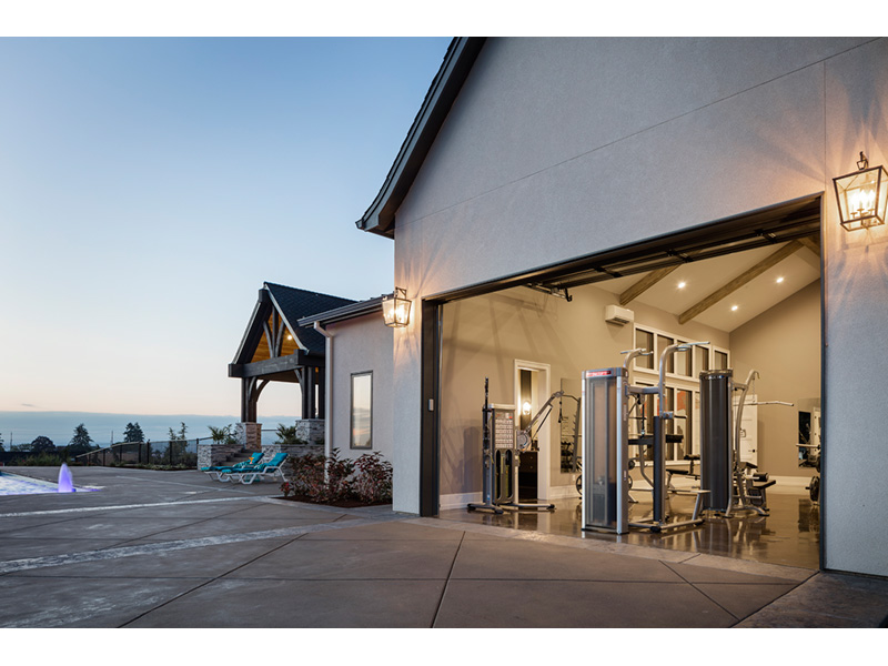 Luxury House Plan Outdoor Livinig Photo 04 - Asbury Park Luxury Home 011S-0196 - Search House Plans and More