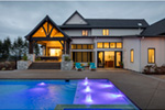 Luxury House Plan Rear Photo 01 - Asbury Park Luxury Home 011S-0196 - Search House Plans and More