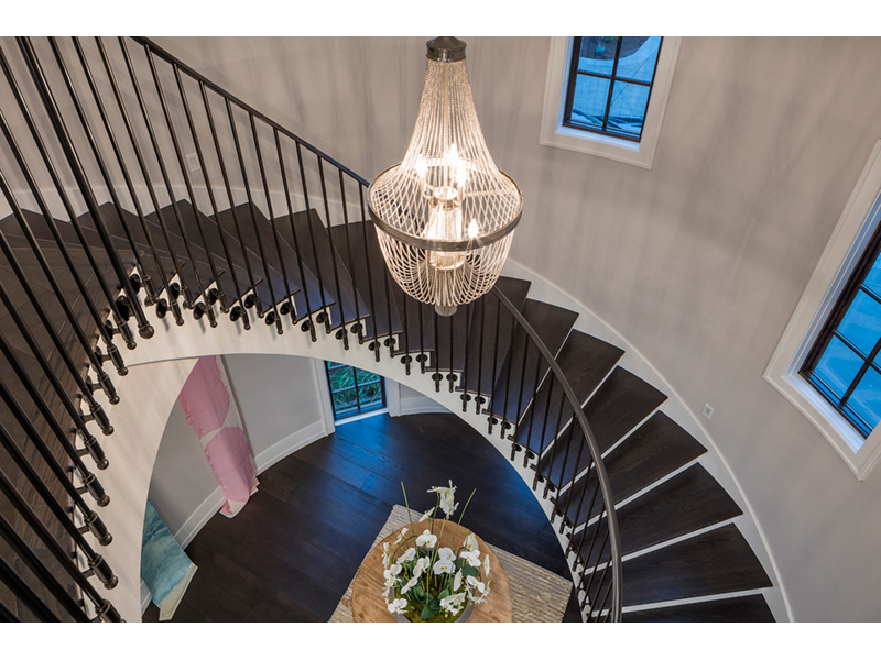 Luxury House Plan Stairs Photo 01 - Asbury Park Luxury Home 011S-0196 - Search House Plans and More