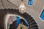 Luxury House Plan Stairs Photo 01 - Asbury Park Luxury Home 011S-0196 - Search House Plans and More