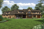 Rustic House Plan Rear Photo 01 - 011S-0198 - Shop House Plans and More