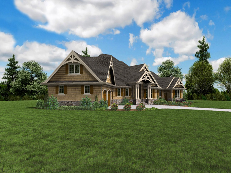 Country French House Plan Front Photo 04 - 011S-0215 | House Plans and More
