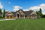 Country French House Plan Front Photo 08 - 011S-0215 | House Plans and More
