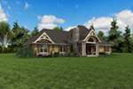 Country French House Plan Rear Photo 05 - 011S-0215 | House Plans and More
