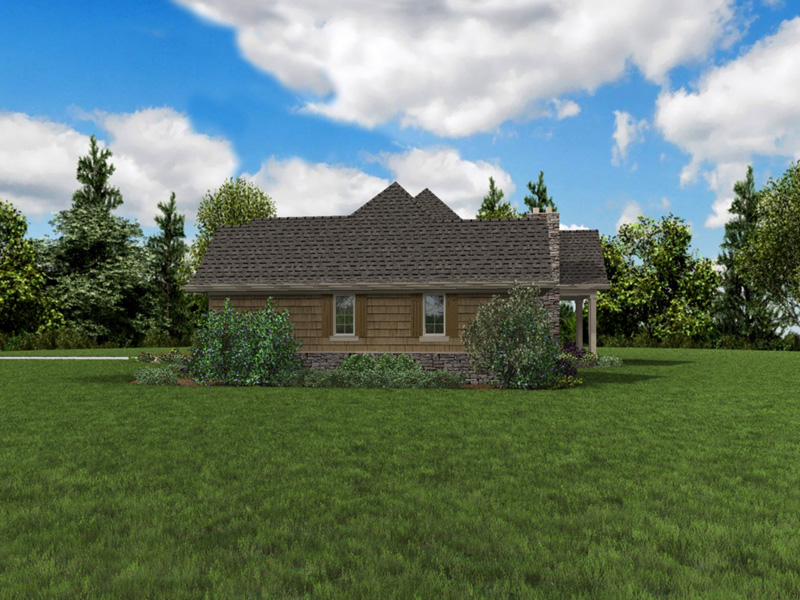 Country French House Plan Side Photo 03 - 011S-0215 | House Plans and More