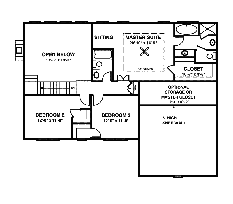 Blue Ridge Traditional Home Plan 013D-0131 - Search House Plans and More