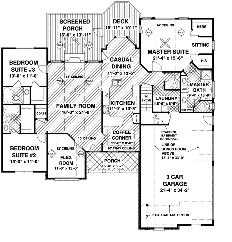 Lenox Ranch Home Plan 013D0168 House Plans and More