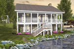 Country House Plan Rear Photo 01 - Eunice Farm Country Home 013D-0199 - Search House Plans and More