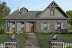 Arts & Crafts House Plan Front of House 013D-0203