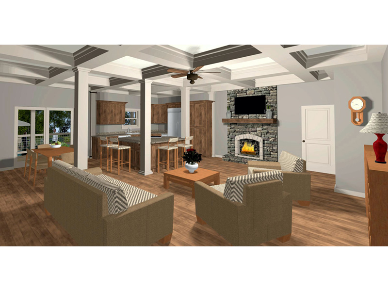 Ranch House Plan Kitchen Photo 01 - Whitfield Lane Ranch Home 013D-0205 | House Plans and More