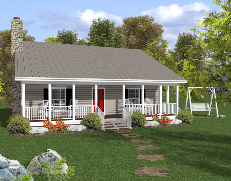 Country House Plan Front of Home -  013D-0208 | House Plans and More
