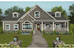 Ranch House Plan Front of House 013D-0212