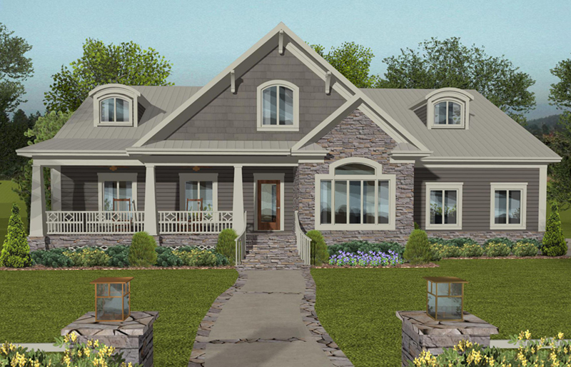 European House Plan Front of Home -  013D-0213 | House Plans and More