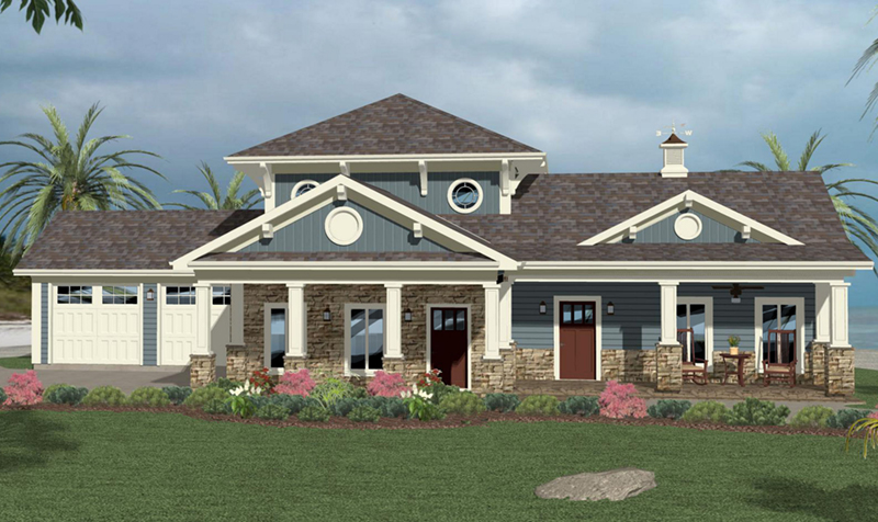 Cape Cod & New England House Plan Front of Home - 013D-0215 - Shop House Plans and More