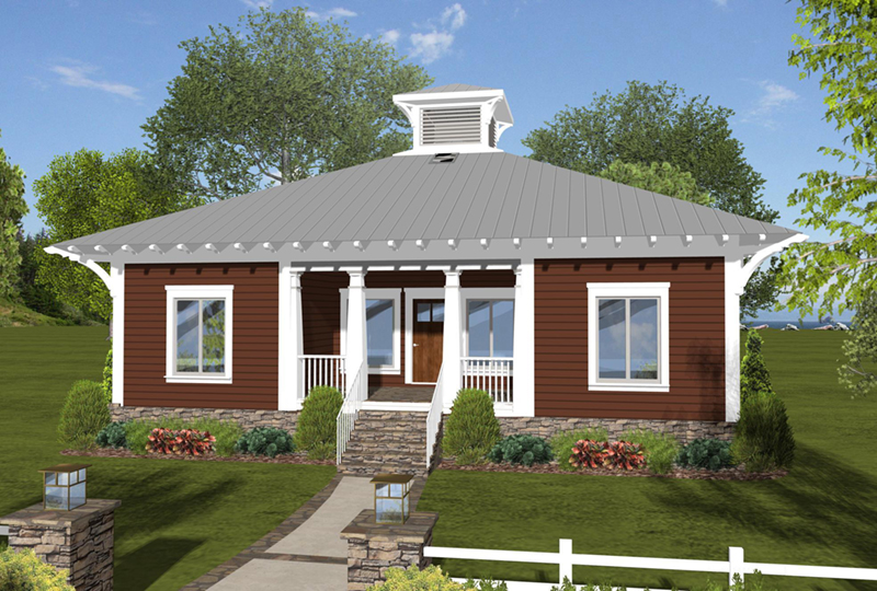Florida House Plan Front of Home - 013D-0216 | House Plans and More