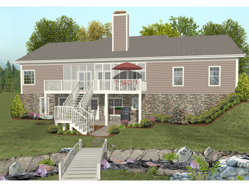 Country House Plan Rear Photo 01 -  013D-0217 | House Plans and More