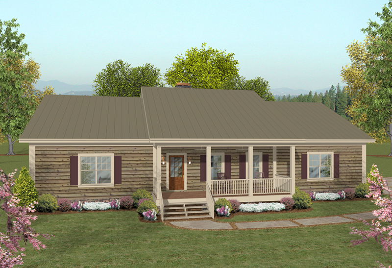 Brookwood Hill Ranch Home Plan 013D-0218 - Search House Plans and More