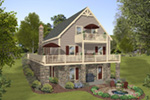 Rustic House Plan Rear Photo 01 - 013D-0221 | House Plans and More