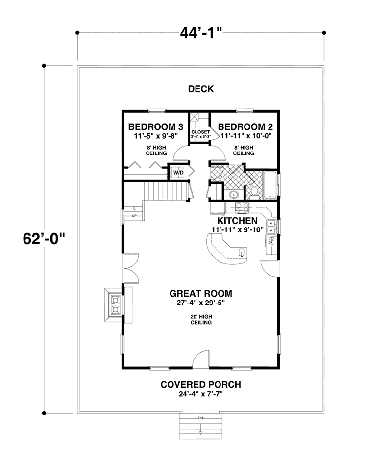 Craftsman House Plan First Floor - 013D-0222 | House Plans and More