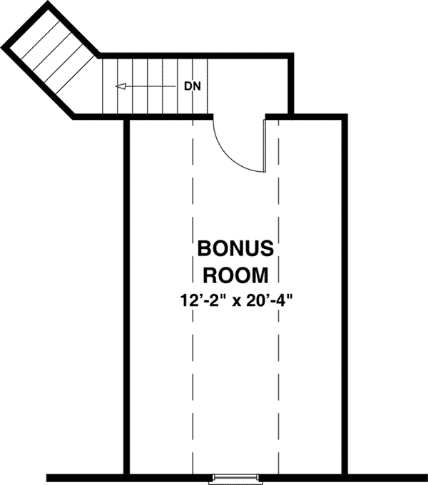 Traditional Home Plan Bonus 013D-0226