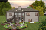 Rear Photo 01 - Olde Forge Craftsman Home 013D-0228 - Shop House Plans and More