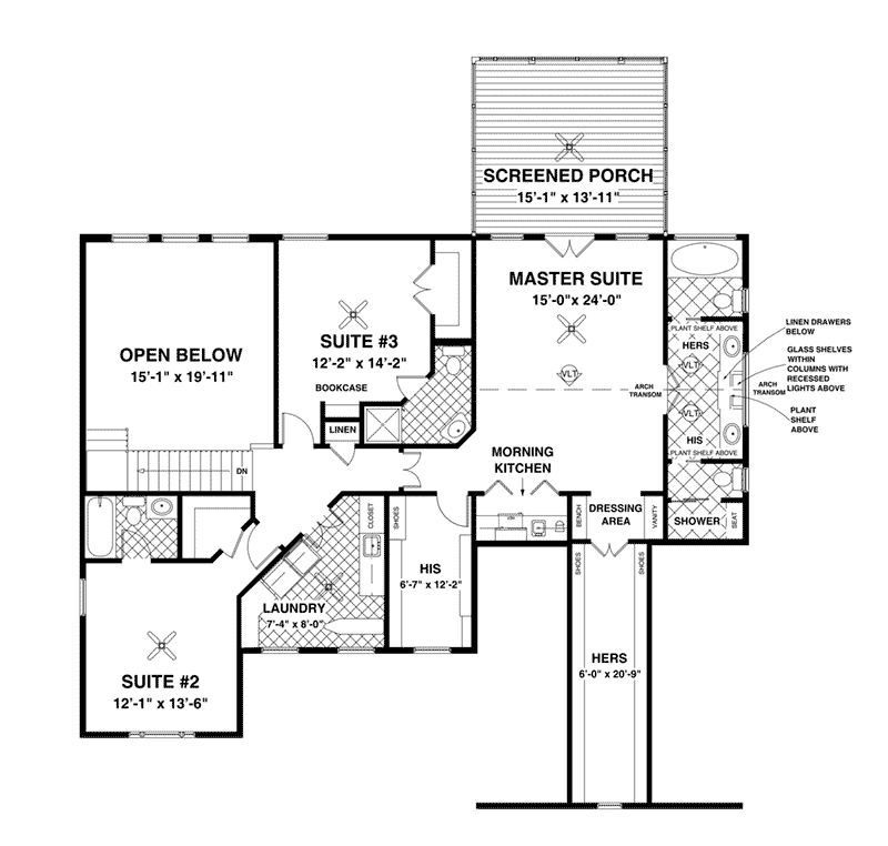 Stone Crest French Country Home Plan 013D-0242 - Shop House Plans and More