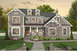 Rustic House Plan Front of Home - Stone Crest French Country 013D-0242 - Shop House Plans and More