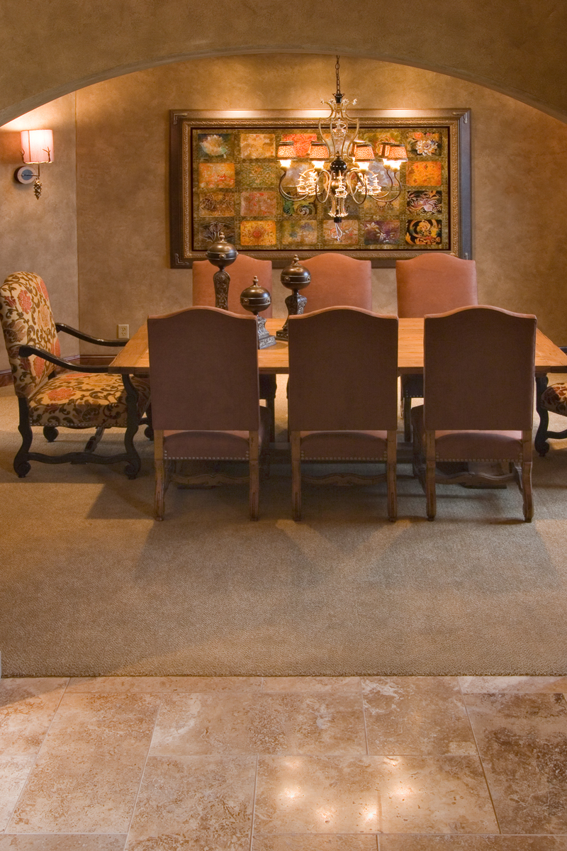 Arts & Crafts House Plan Dining Room Photo 01 - Waterstone Luxury Home 013S-0009 - Shop House Plans and More