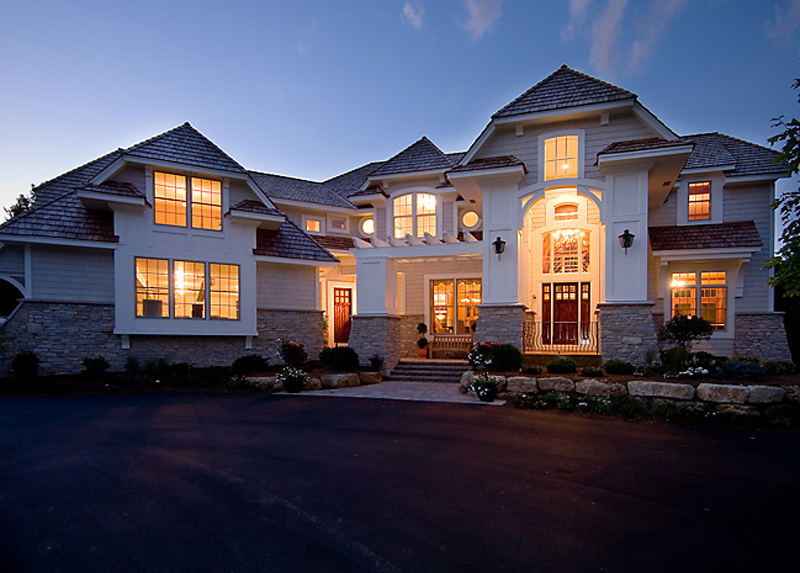 Prairie House Plan Front of Home - Greenwood Springs Luxury Home 013S-0010 - Search House Plans and More