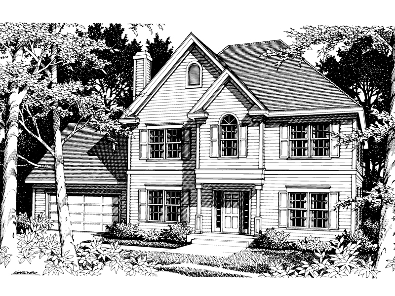 Brunswick Traditional  Home Plan  014D 0011 House  Plans  