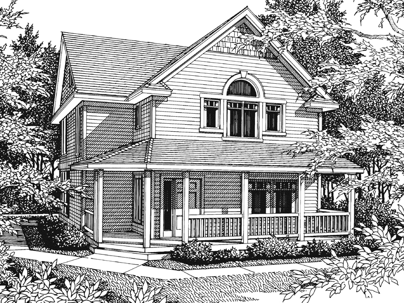 Sandersville Craftsman Home Plan 015D-0023 - Shop House Plans and More