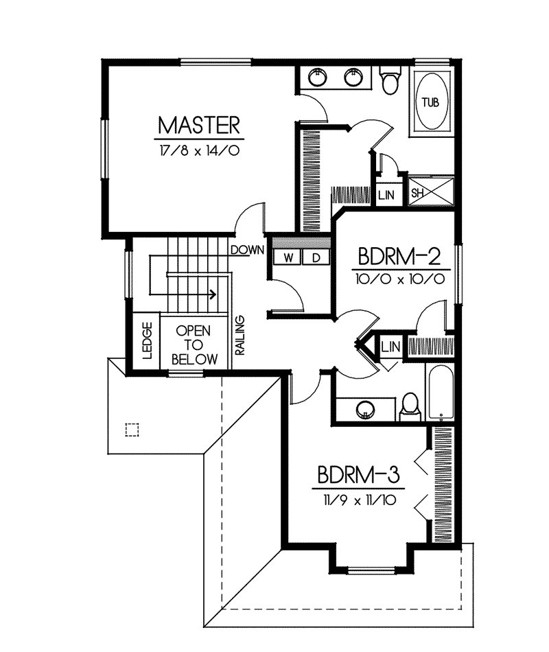 Easton Park Narrow Lot Home Plan 015D0068 House Plans