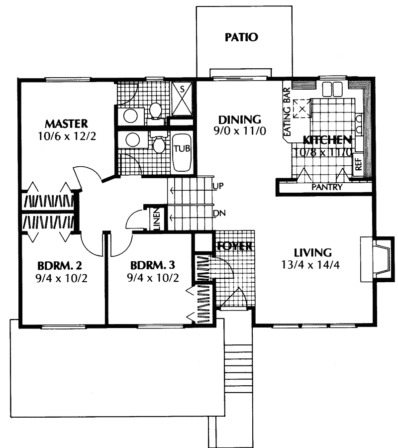 Hayden Woods Split-Level Home Plan 015D-0151 - Search House Plans and More