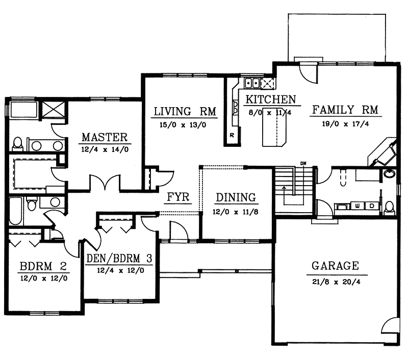 Barlett Country Ranch Home Plan 015D-0177 - Search House Plans and More