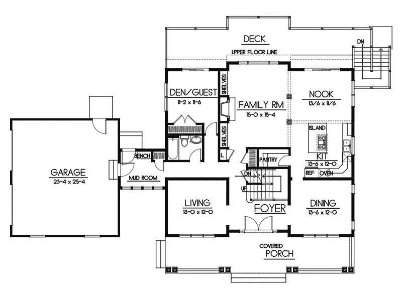 Corvallis Craftsman Home Plan 015D-0209 - Search House Plans and More