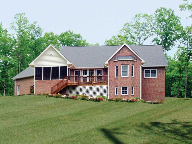 Country House Plan Rear Photo 01 - Dovercliff Traditional Home 016D-0005 - Search House Plans and More