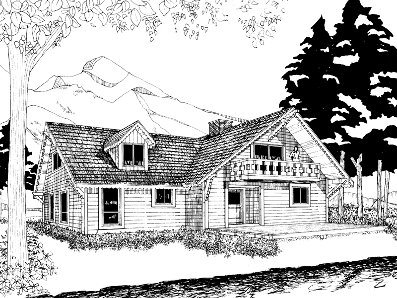 Treetop Alpine Mountain Home Plan 016D-0033 - Shop House Plans and More