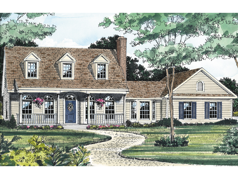 Bonnyview Country-Style Home Plan 016D-0051 - Search House Plans and More