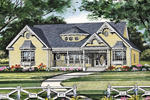 Victorian House Plan Front Image - Heatherstone Victorian Home 016D-0053 - Search House Plans and More