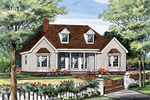 Traditional House Plan Front Image - Pennridge Point Country Home 016D-0062 - Shop House Plans and More