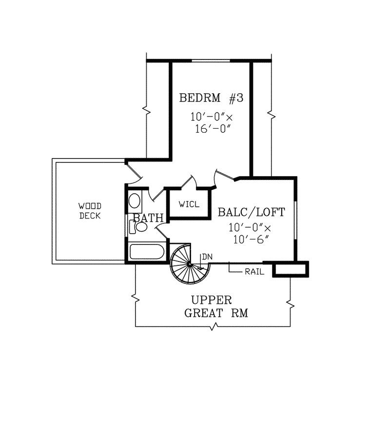 Contemporary House Plan Second Floor - Yuma Contemporary A-Frame Home 016D-0087 - Shop House Plans and More