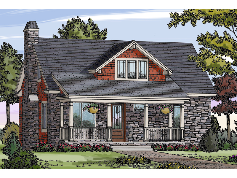 Craftsman Home With Bungalow Design