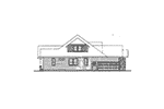 Craftsman House Plan Left Elevation - Sturbridge Hill Ranch Home 016D-0106 - Shop House Plans and More