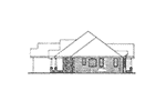 Craftsman House Plan Right Elevation - Sturbridge Hill Ranch Home 016D-0106 - Shop House Plans and More