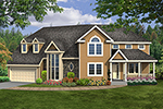 Country House Plan Front of House 016D-0114